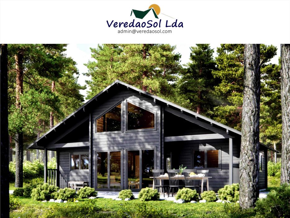 Casa madeira DELUXE como casa de jardim ou anexo à sua casa