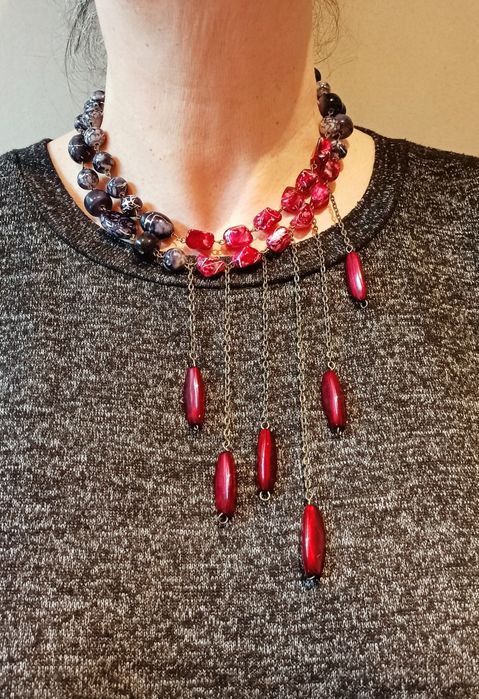 Colar único artesanato