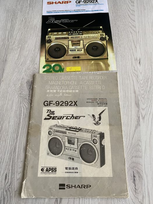 Инструкция Паспорт Руководство по эксплуатации Sharp GF-9292X: 1
