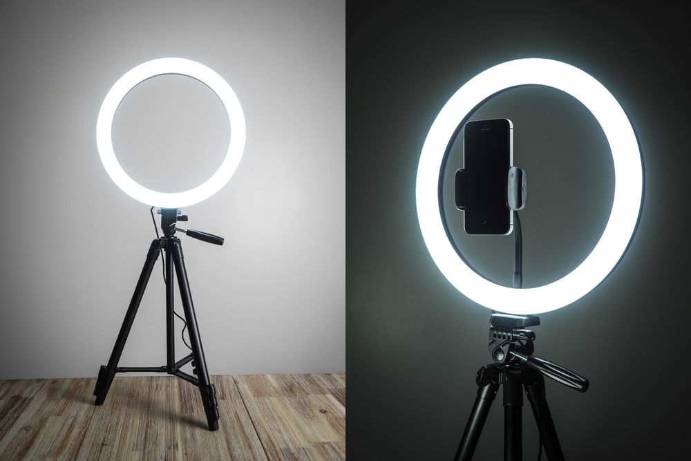 Штатив з лампою Razer Ring Light 12"led (набір для блогера,стрімера)