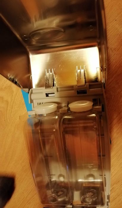 Nowy Ręczny dozownik do mydła naścienny "Bisk" (2x400 ml) Srebrny