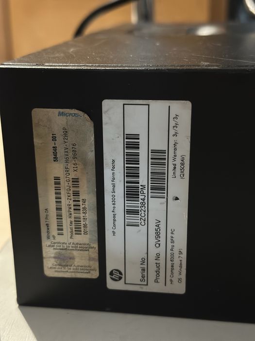 Продаю HP Монітор та  Процесор