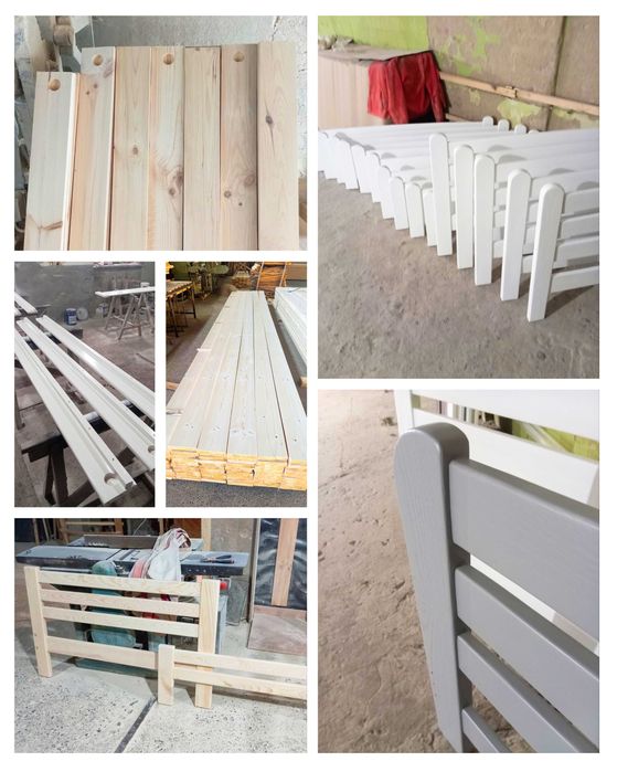 Ліжка з натурального дерева та матраци напряму від виробника