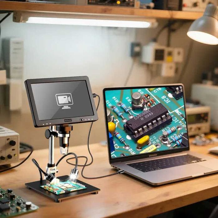 Микроскоп DM13 для пайки,ремонта электроники, монет, ювелирных изделий