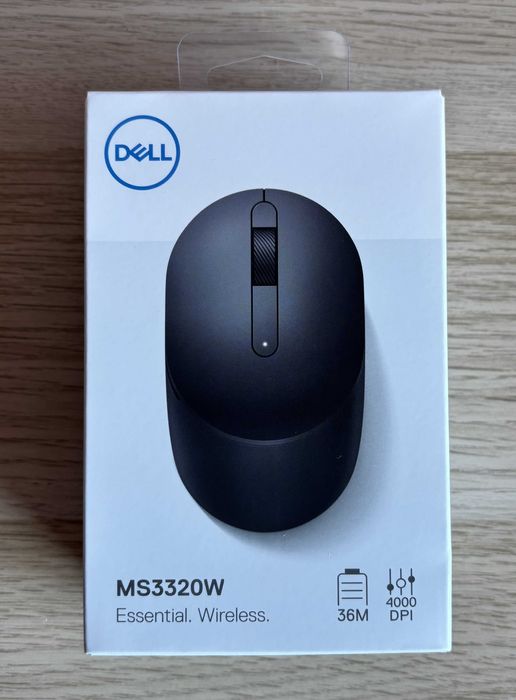 Rato Wireless + Bluetooth 1600DPI Dell MS3320W-BLK
