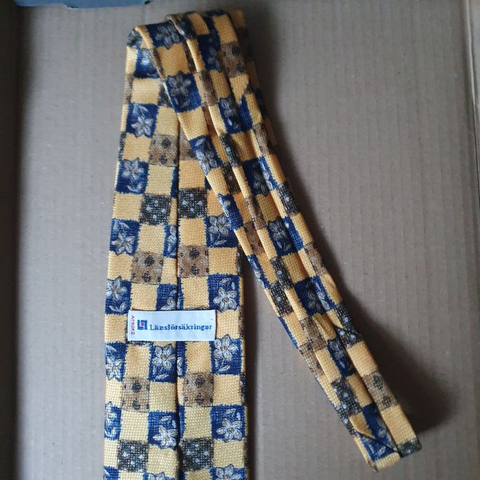 Krawat męski w kwiaty (k-5)OK
