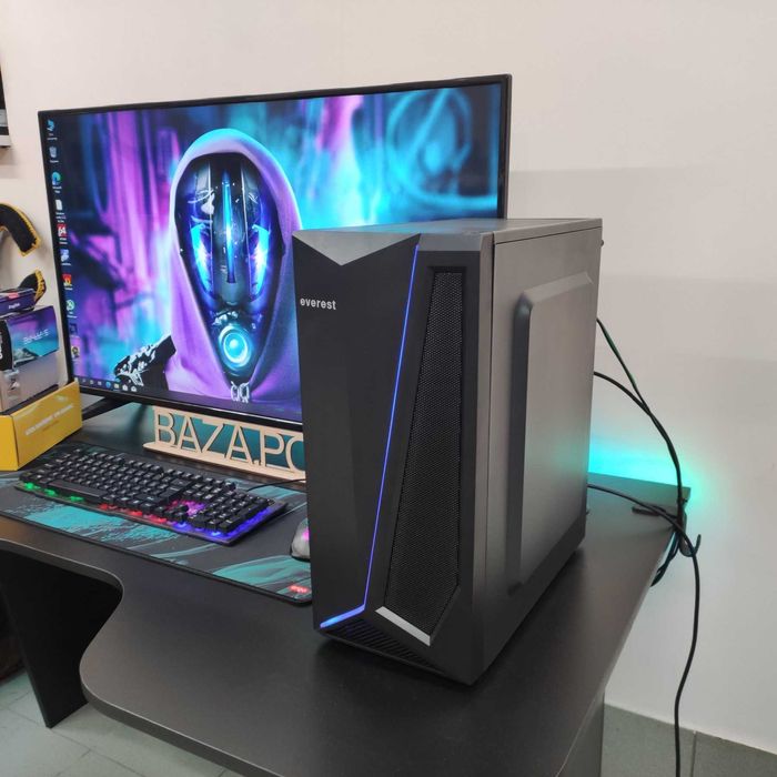 Игровой Компютер ПК Intel i7, RX 470 4GB, 16GB DDR3 new, SSD 512G NVMe