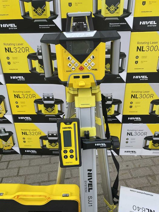 Nivel System NL640 640R Digital RD600 Niwelator Statyw SJJ1 Łata LS-24