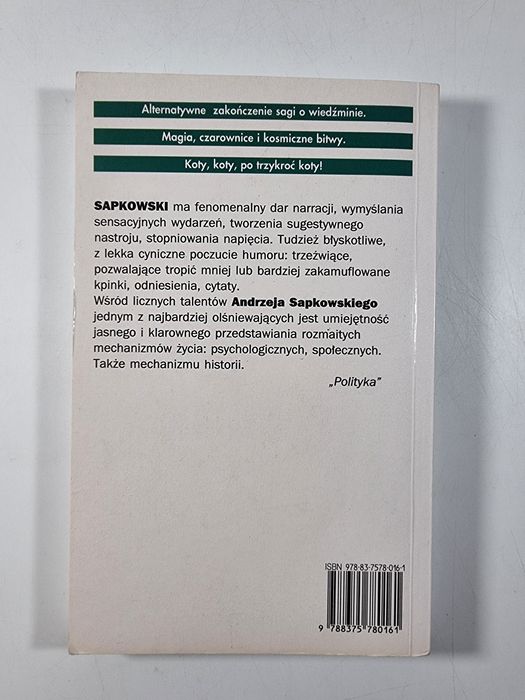 Coś się kończy, coś się zaczyna / Wiedźmin / Andrzej Sapkowski