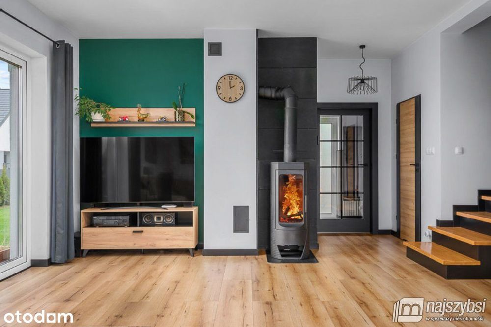 Krępsko- nowoczesny dom 108m2 z garażem, 800m2 dz.