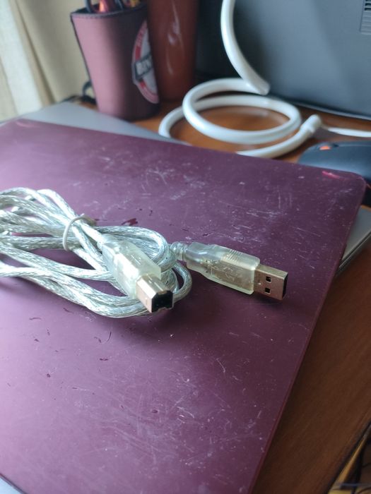 Cabo USB-A USB-B novo