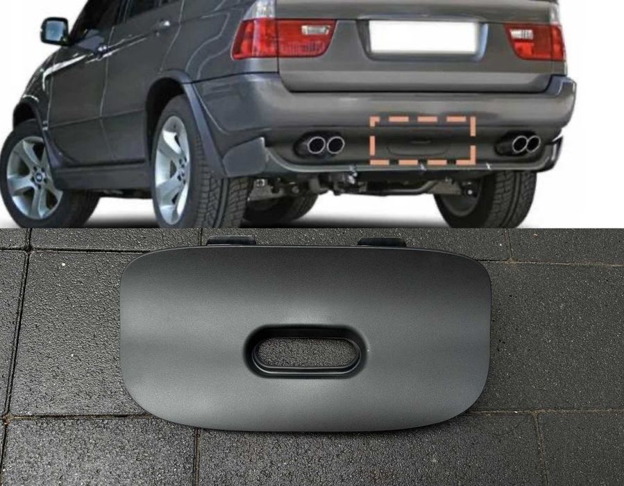 Заглушка бампера фаркопа бмв bmw BMW x5 e53 2000-2006 51128402327