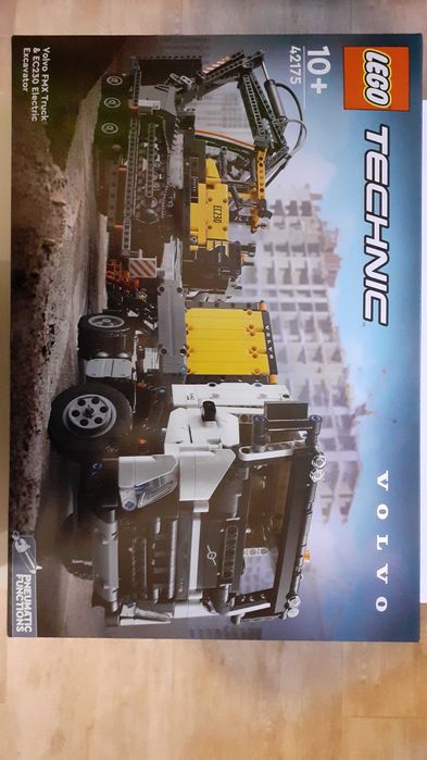 Lego 42175 Technic Ciężarówka Volvo FMX I koparka EC230 electric Nowy