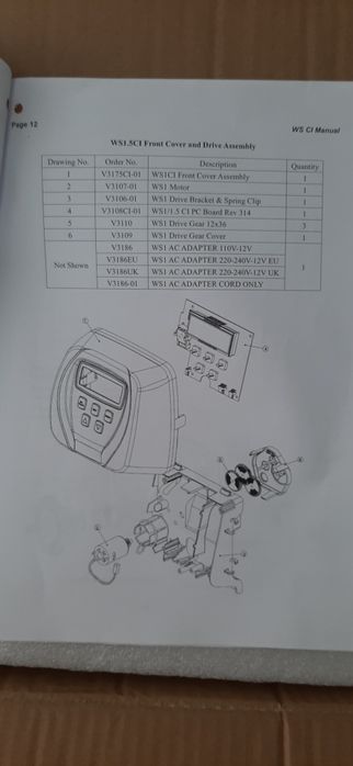 Válvula controlo WS1.5CI