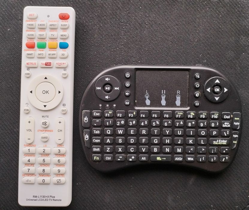 Universal TV Remote Control or Bluetooth Remote Control with Keyboard64354153555075120
