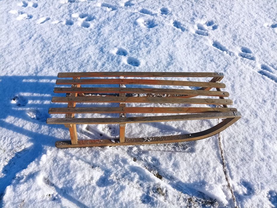 Sanki drewniane solidne