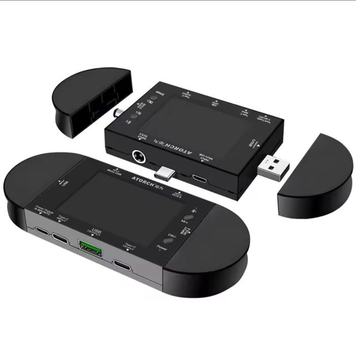 USB & DC цифровий тестер ATORCH UD24 з кольоровим екраном 2.4" та Bluetooth