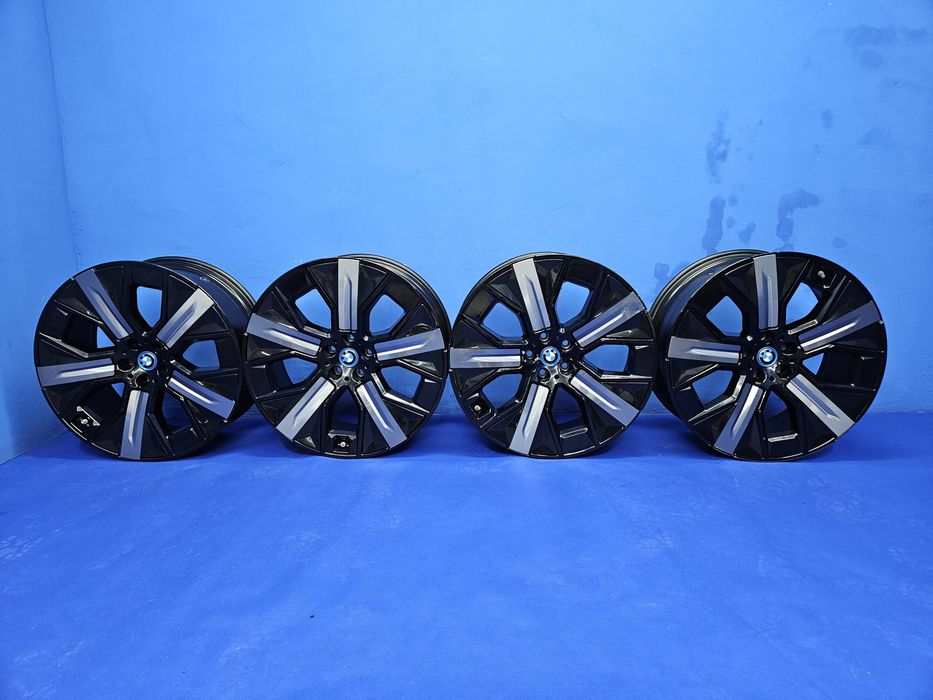 FELGI aluminiowe 21" BMW iX I20 5x112 oryginał komplet ET36 9.0" zestaw OEM 5A02654 | zestaw felg 21 cali BMW IX I20