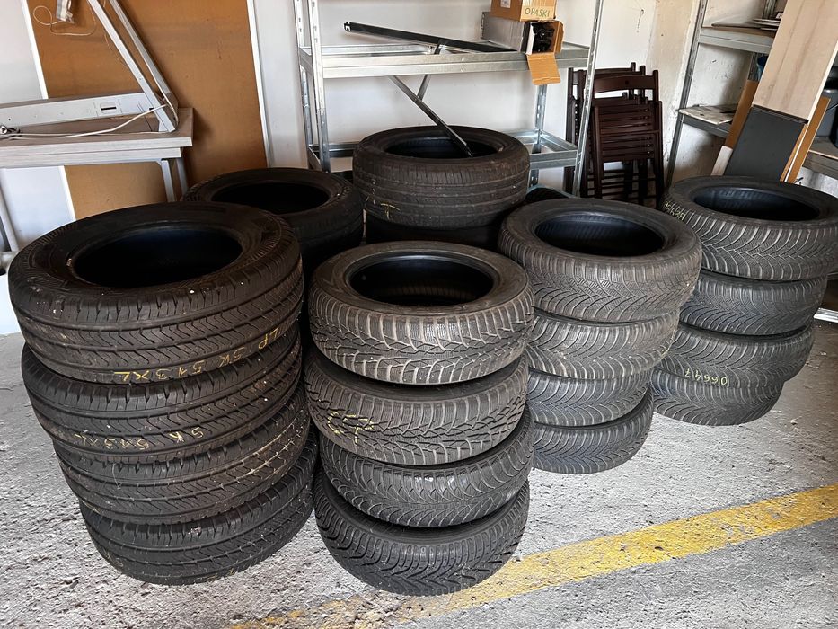 Zestaw 25 opon - 6 kompletów, 1szt. luzem