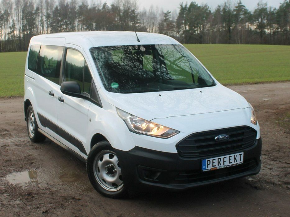 Ford Transit Connect 1.5 D 101 KM Long KLIMA 5 Osobowy TEMPOMAT Ruchoma KRATA Serwis HAK !