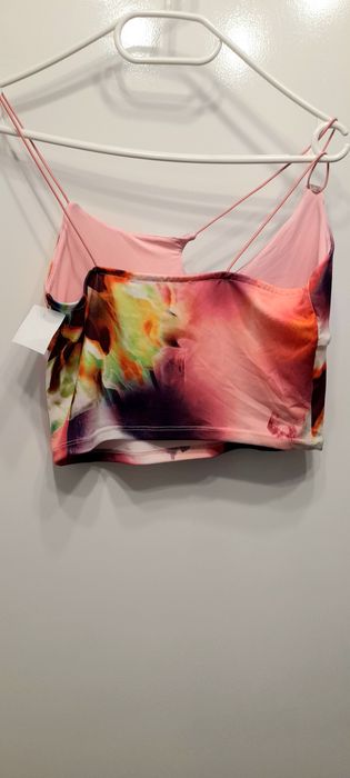 OKAZJA nowy Bershka  top topik 38 m s 36 l 40 kolorowy letni lato