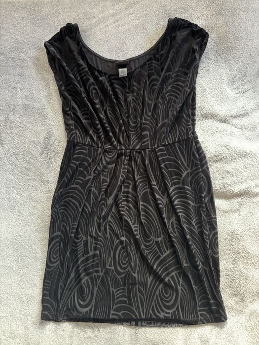 Sukienka welurowa rockowa gothic lolita elegancka  goth metal