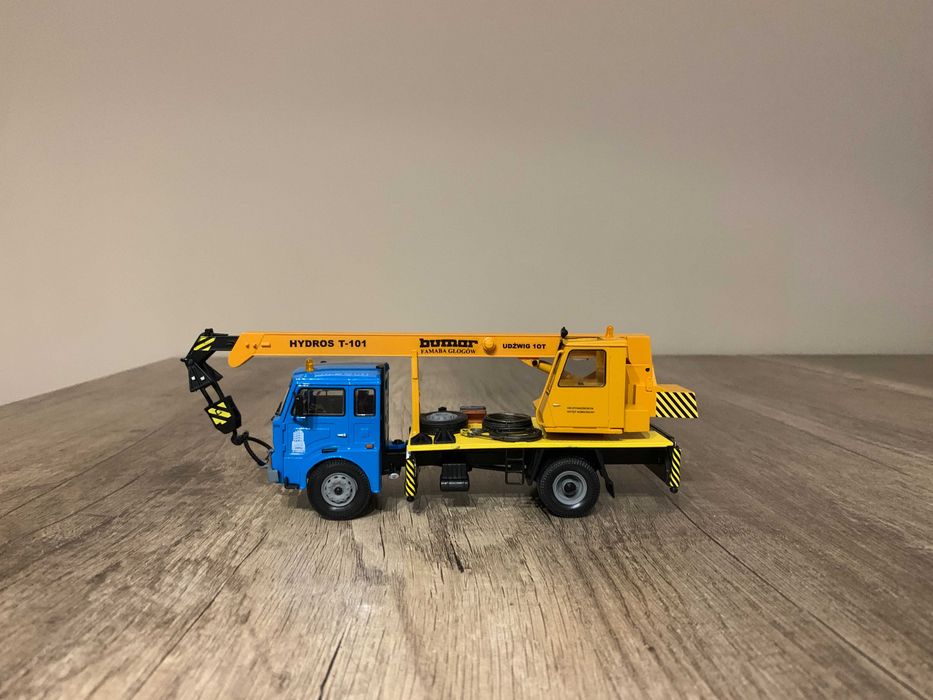Jelcz 315 Dźwig Mostostal konwersja kultowe auta prl model ciężarówki 1:43