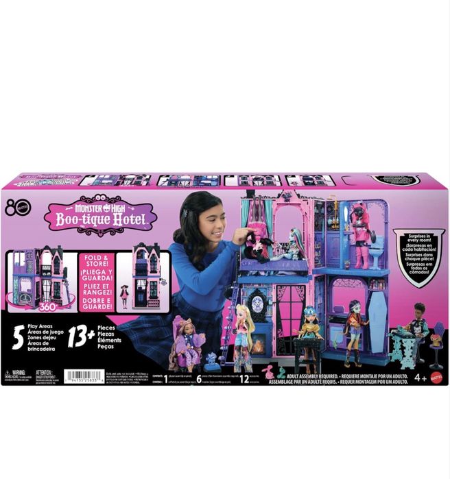 Monster High Boo-tique Hotel Будиночок для ляльок, ігровий набір