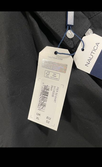 Тениска мужская чорна Nautica XL
