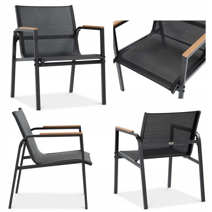 Zestaw Mebli Ogrodowych Tarasowych na balkon 2x Fotel Sofa Stolik hit