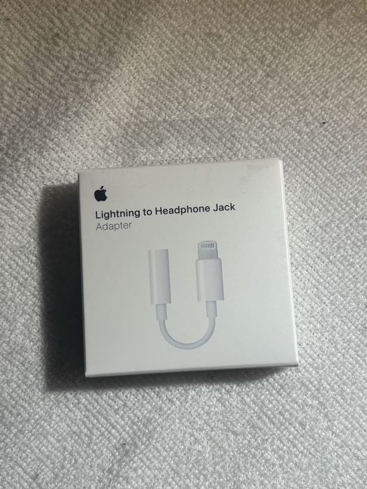 Kabel przejściówka Apple Lightning Mały Jack do słuchawek iOS