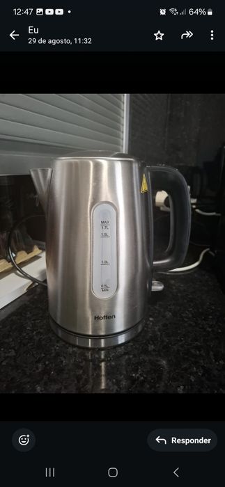 Jarra elétrica marca Hoffen