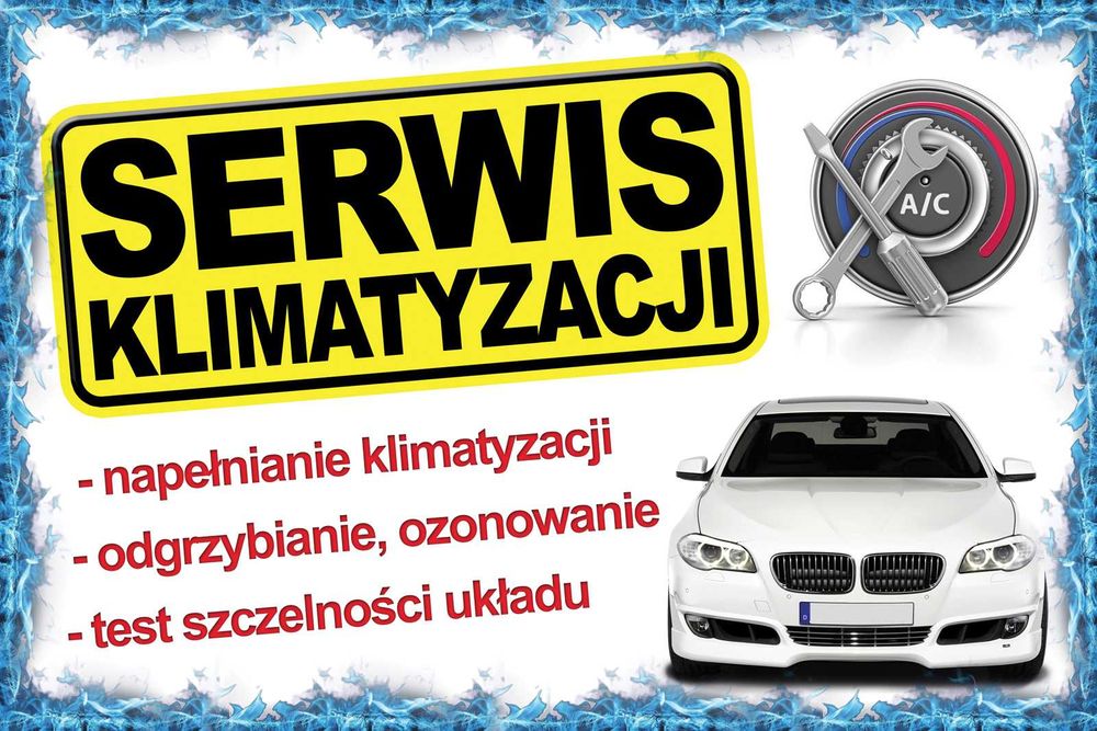 Serwis klimatyzacji samochodowej  starczy i nowy czynnik  R134a / R1234yf
