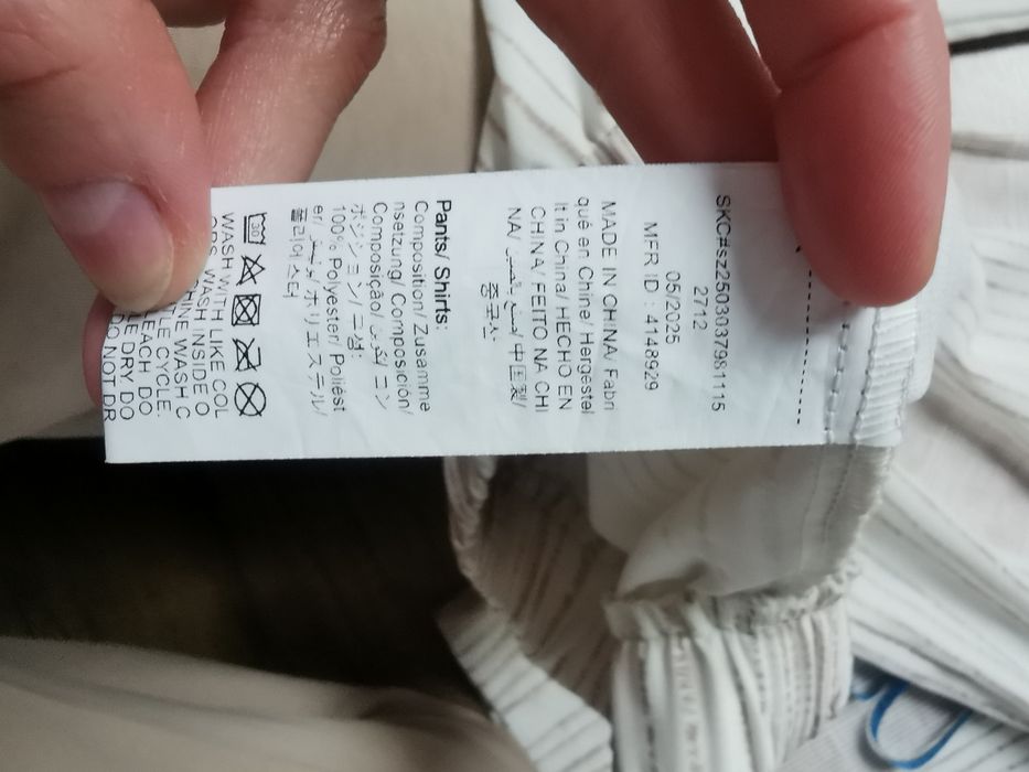 Spodnie Shein 38 M kremowe beżowe szeroka nogawka