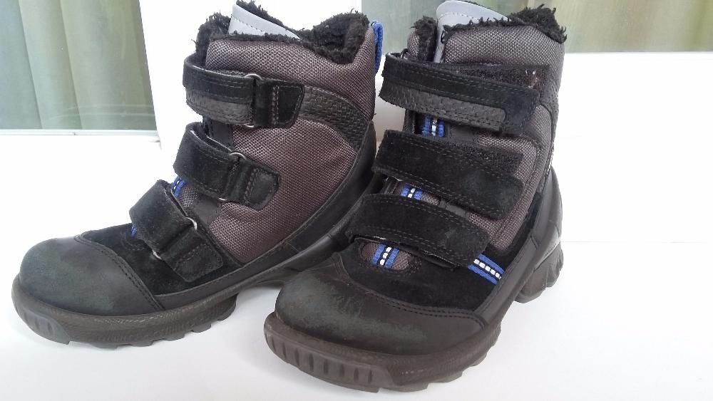 Сапожки на мальчика зимние ECCO 29 размер стелька 18 см