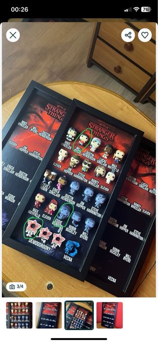 Figurki kinder joy stranger things