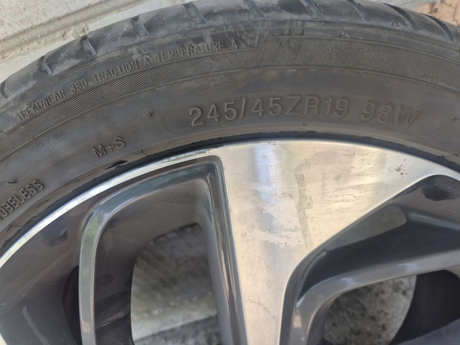 Титановые  диски с резиной 245/45 r19