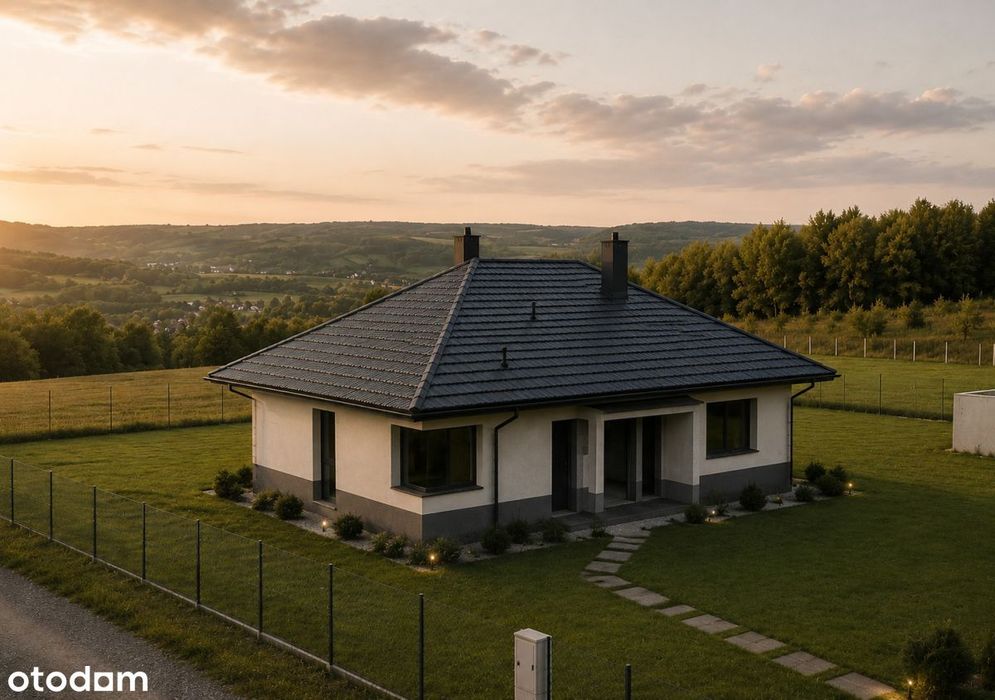 Dom parterowy w Borku Starym, duża działka 10 ar