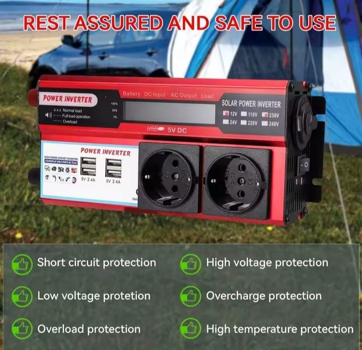 Inversor de potência 4000w - Novos