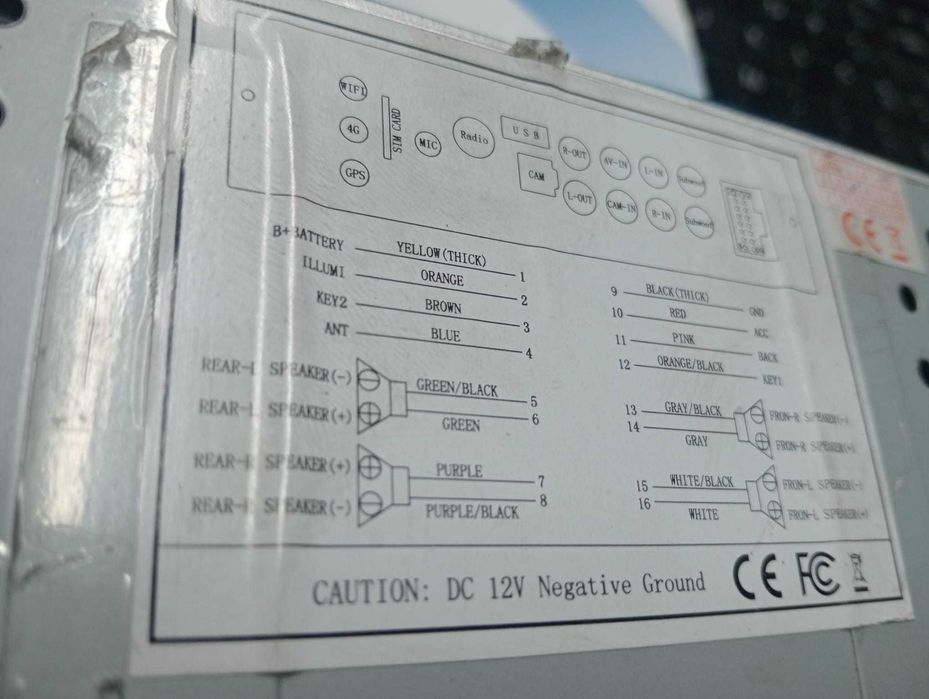 Autorádio Android 1 DIN Ecrã Deslizante - CarPlay Wireless - Lote 2025