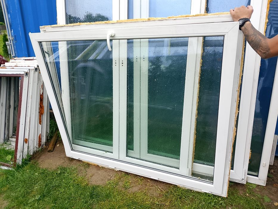 Okno 180x147 poziome uchylne plastikowe białe