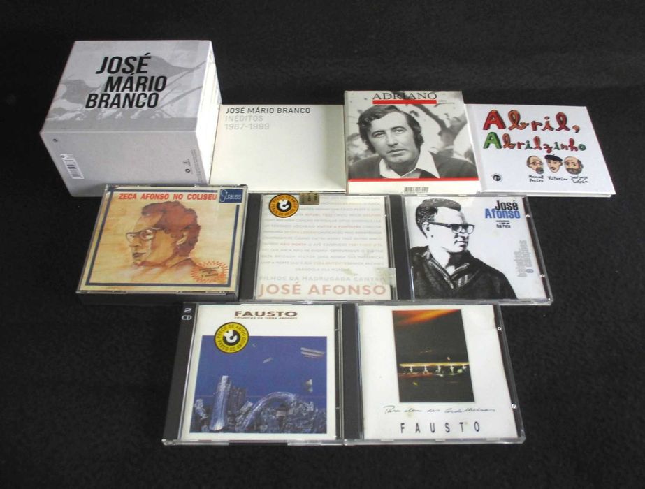 CD's de Música Portuguesa Fausto Zeca Afonso José Mário Branco Adriano