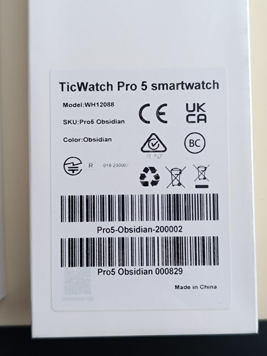 TicWatch Pro 5 GPS REFURBISHED смарт годинник smart watch тіквоч