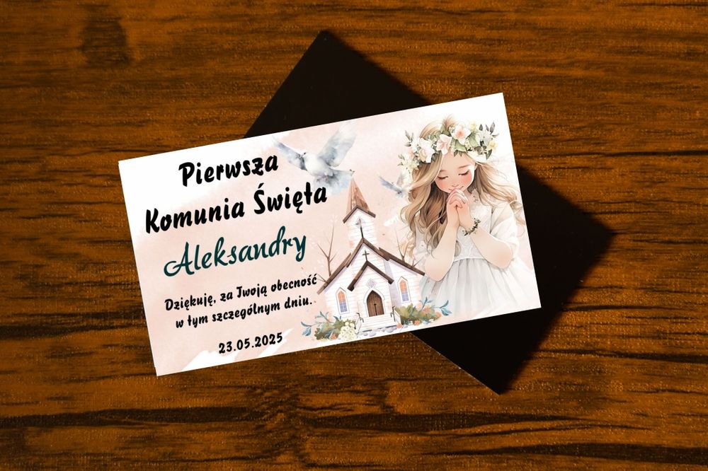 Magnes na podziękowanie komunijne