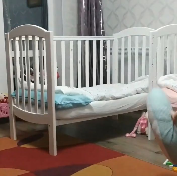 Ліжко дитяче  з маятником Верес (люлька)