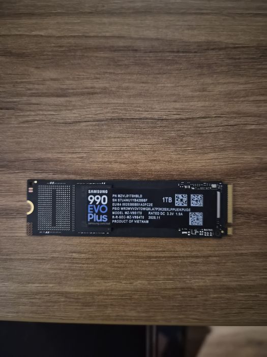 NIEUŻYWANY Samsung SSD 990 Evo Plus 1TB PCIE 4.0 x4 / PCIE 5.0 x2