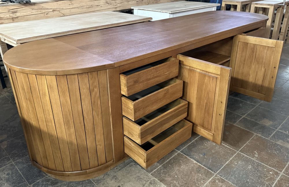 Okazyjnie! 3metrowa komoda dębowa dwustrona