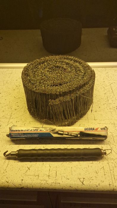 Wiązarka do zbrojeń Twist Dedra, drut wiązałkowy oczkowy