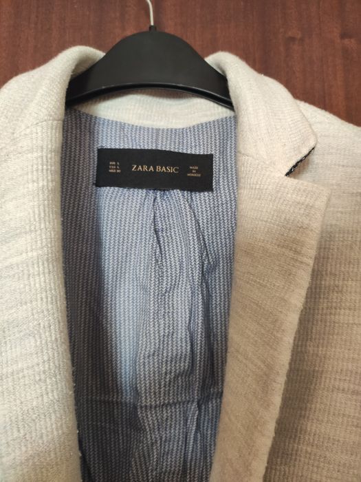 Blazer Zara cinza