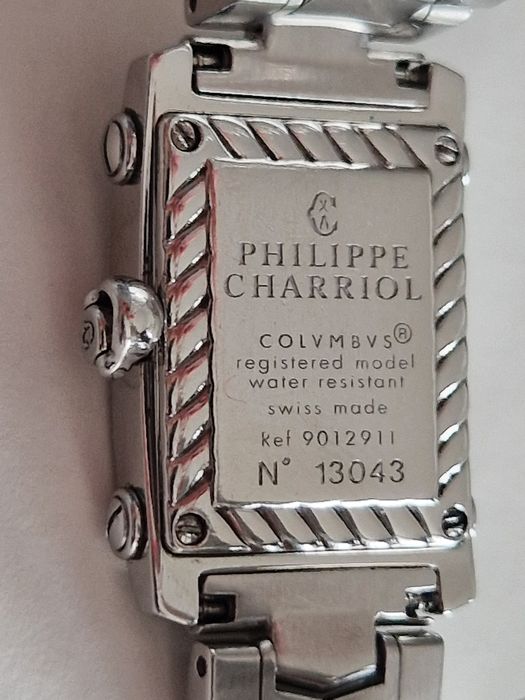 Philippe Charriol Colvmbvs Swiss Made Senhora – Safira – Aço